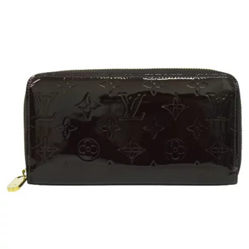 Louis Vuitton LV Zippy Wallet Vernis Leather Long Amarante